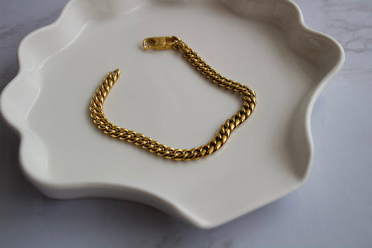 6MM Male Cuban link Bracelet