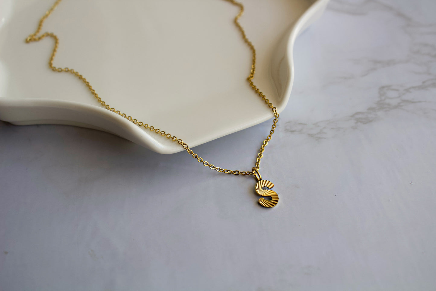 Initial Pendant Necklace